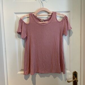 Cute cold shoulder tshirt
